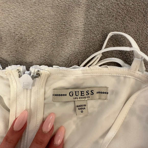 White Lace Dress by Guess - Picture 6 of 6